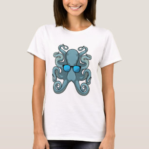 Camiseta Octopus con gafas de sol