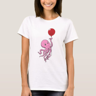 Camiseta Octopus con globo