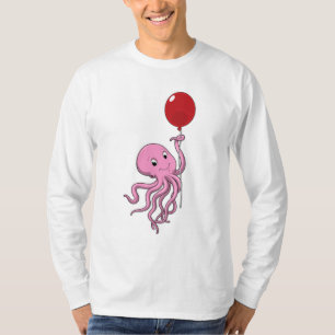 Camiseta Octopus con globo