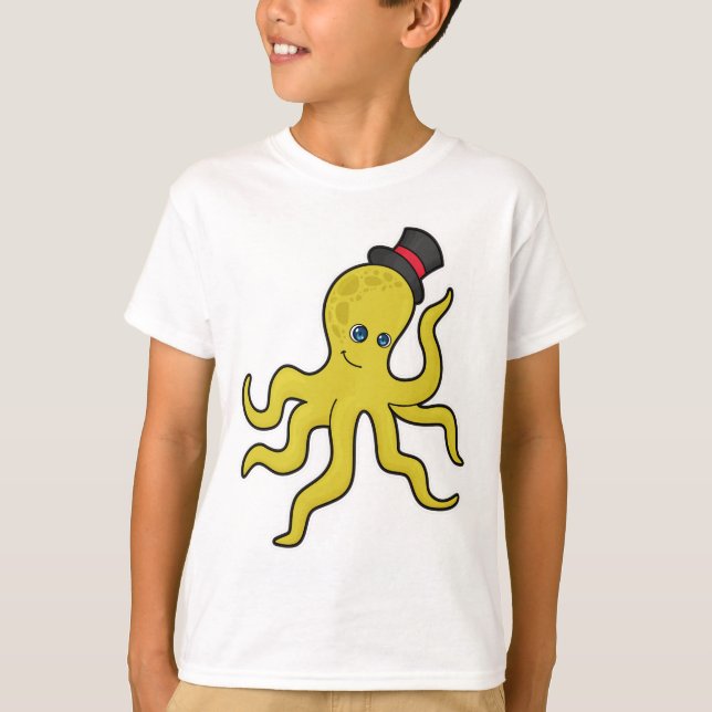 Camiseta Octopus con Gorra (Anverso)