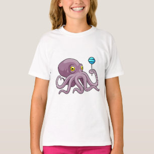 Camiseta Octopus con Lollipop