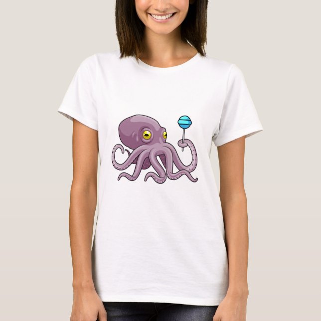 Camiseta Octopus con Lollipop (Anverso)