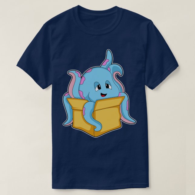 Camiseta Octopus con paquete (Diseño del anverso)