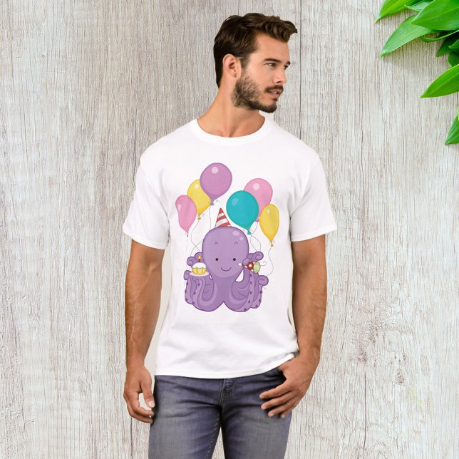 Camiseta Octopus de cumpleaños (Subido por el creador)
