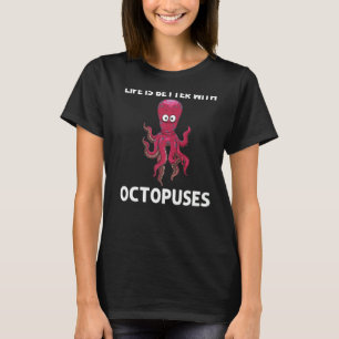 Camiseta Octopus De Guay Para Hombres Mujeres Biología Del