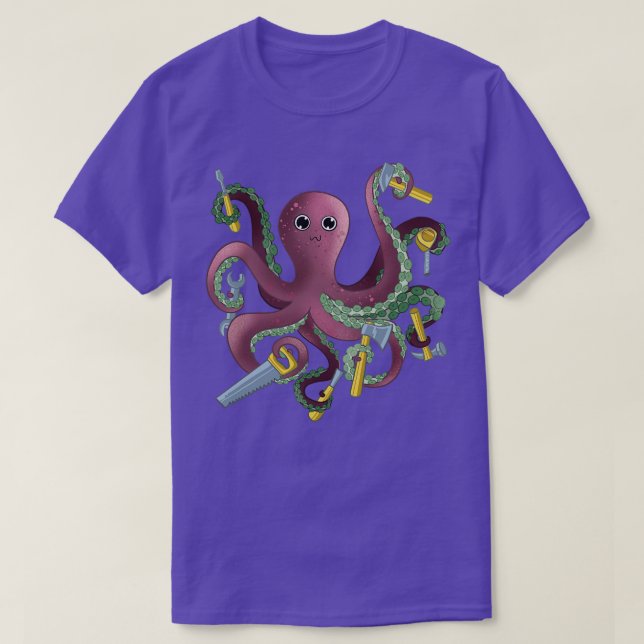 Camiseta octopus de penter (Diseño del anverso)