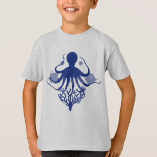 Camiseta Octopus (fondo claro)