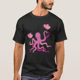 Camiseta Octopus I Octopus Heart Tentacles Animales marinos