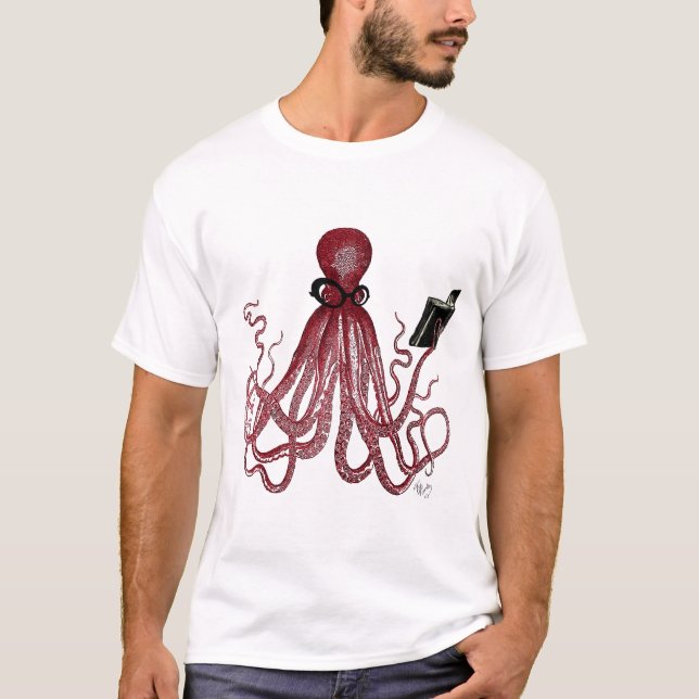 Camiseta Octopus inteligente (Anverso)