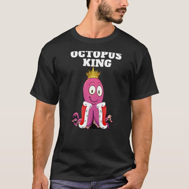 Camiseta Octopus King Boys Octopus para hombres Octopus 1 (Anverso)