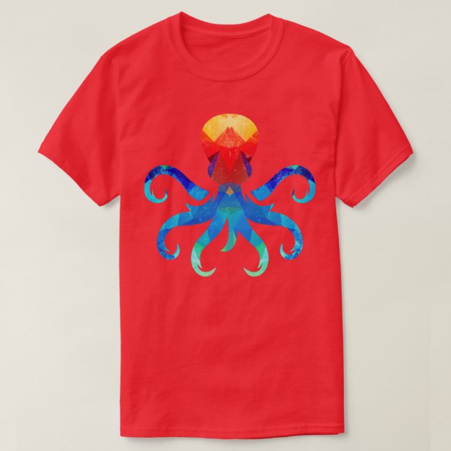 Camiseta Octopus Kraken (Diseño del anverso)