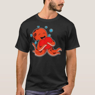 Camiseta Octopus Love Heart