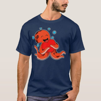 Camiseta Octopus Love Heart