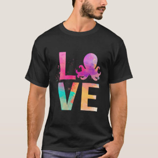 Camiseta Octopus mami colorido