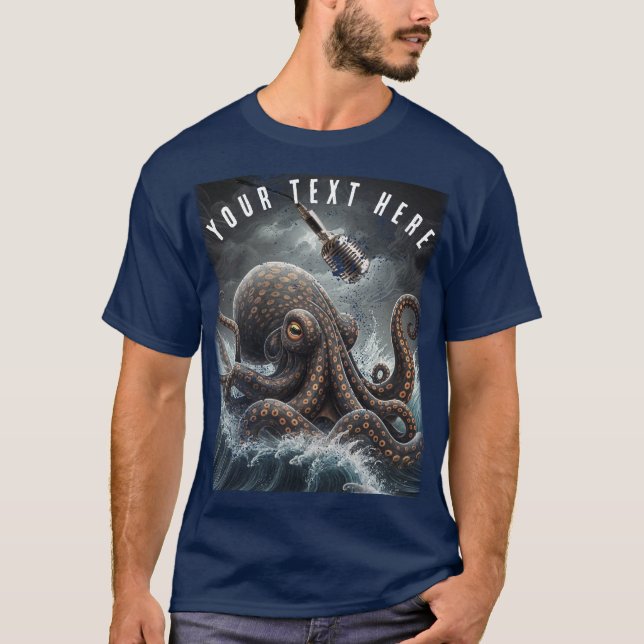 Camiseta Octopus Ocean Musician  (Anverso)