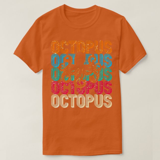 Camiseta Octopus Ocean Sea Animal (Diseño del anverso)