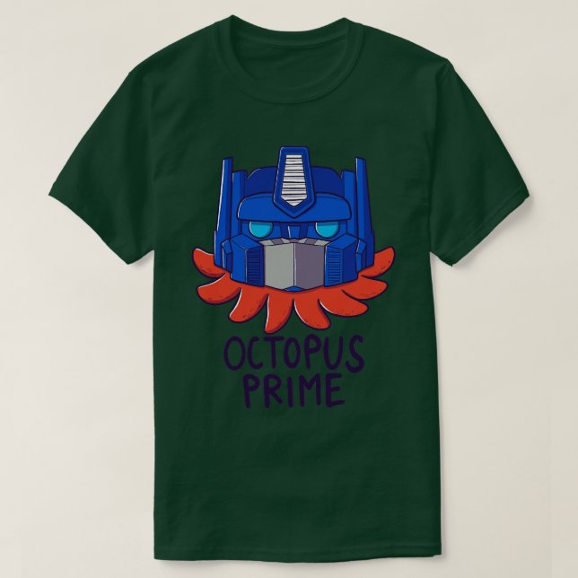 Camiseta Octopus Prime (Diseño del anverso)