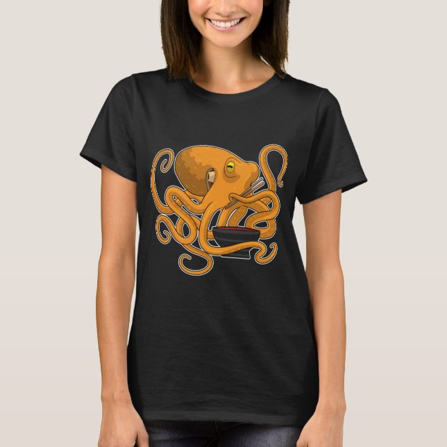 Camiseta Octopus Ramen Bowl (Anverso)