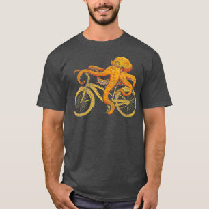 Camiseta Octopus Riendo Bicicleta Octopus