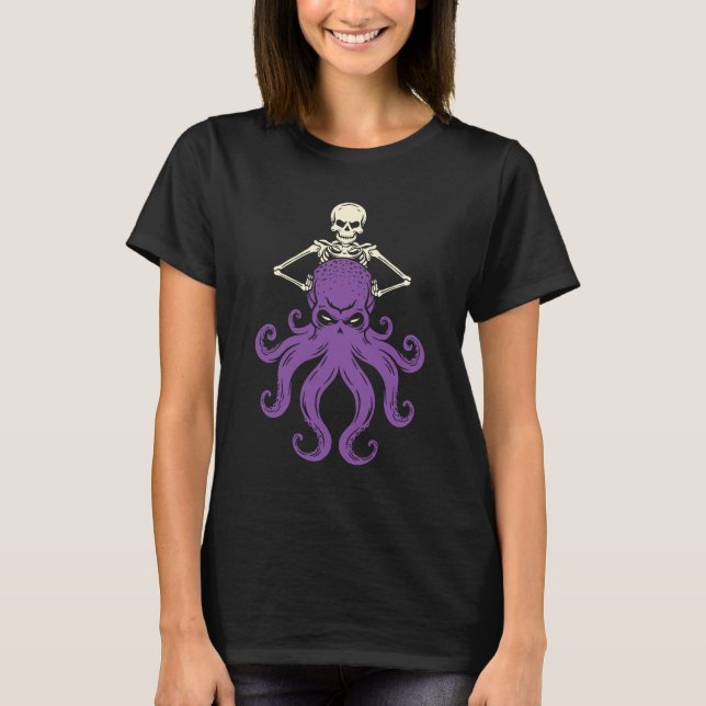 Camiseta Octopus Skeleton (Anverso)