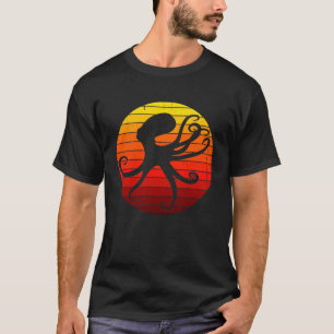 Camiseta Octopus Squid Cephalopod Sunrise