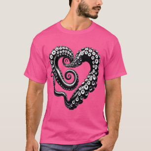 Camiseta Octopus Tentacle Heart