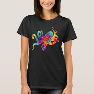 Camiseta Octopus Tie Dye Vintage Kraken Ocean Animal