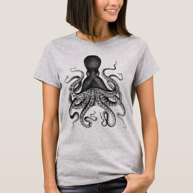 Camiseta Octopus vintage (Anverso)