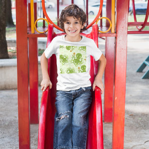 Camiseta Octopuses verdes con flores