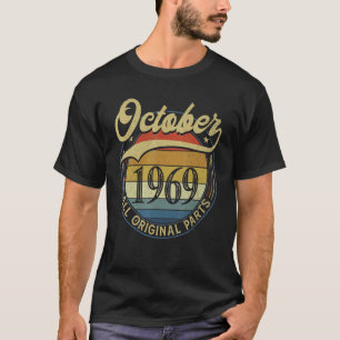 Camiseta Octubre 1969 Todos los componentes originales Cump