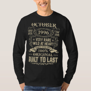 Camiseta Octubre 1996 26 años 26 cumpleaños
