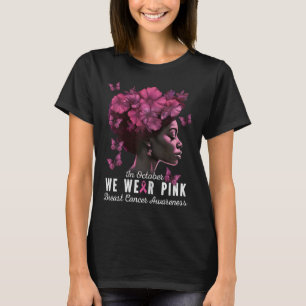 Camiseta Octubre, Awa, usamos cáncer de mama para mujeres n