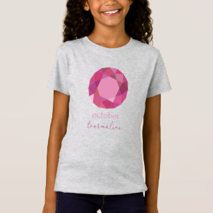 Camiseta Octubre Birthstone Tourmaline