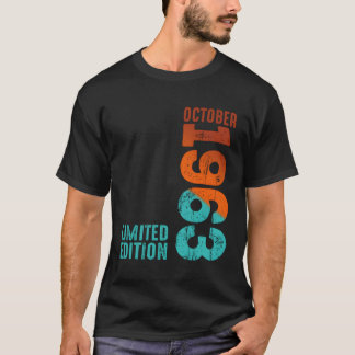 Camiseta Octubre De 1963 Año 1963 1963 Desde 1963