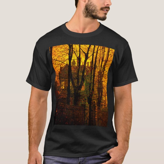 Camiseta Octubre después del glow John Atkinson Grimshaw (Anverso)