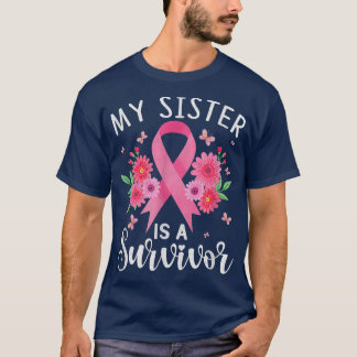 Camiseta Octubre El Cáncer De Mama Apoya A Mi Hermana Es Un