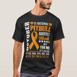 Camiseta Octubre es el mes de la toma de conciencia de Pitb