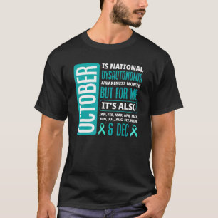 Camiseta Octubre Es Síndrome De Las Potes Disautonómicas Na