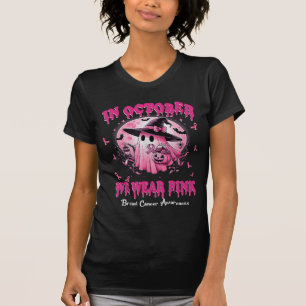 Camiseta Octubre Fantasma Vivimos Conciencia Sobre El Cánce