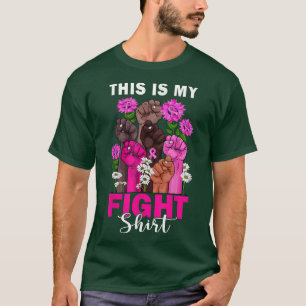 Camiseta Octubre Guerrero del Cáncer de Mama apoya la cinta