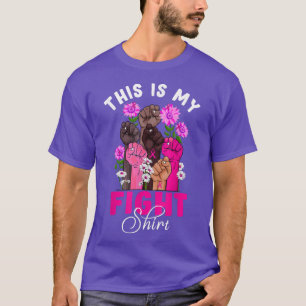 Camiseta Octubre Guerrero del Cáncer de Mama apoya la cinta