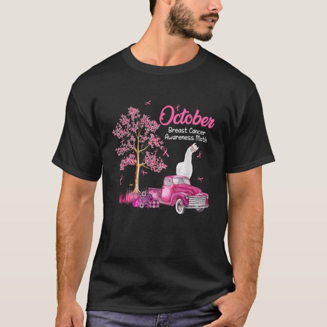 Camiseta Octubre Mes de Conciencia sobre el Cáncer de Mama  (Anverso)