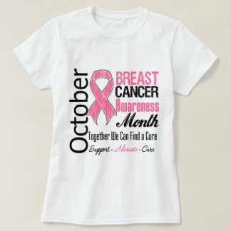 Camiseta Octubre - mes de la conciencia del cáncer de pecho