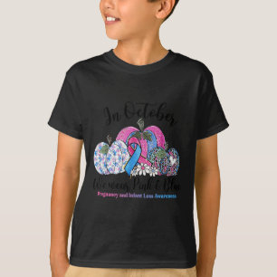 Camiseta Octubre Nosotros usamos Nk & Azul Embarazo Pérdida
