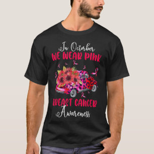 Camiseta Octubre Nosotros Usamos Rosa Conciencia del Cáncer