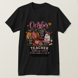 Camiseta Octubre Profesor Fuerte™ | Conciencia del Cáncer d
