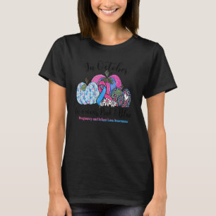 Camiseta Octubre Se Usa Pérdida Infantil De Embarazo Rosa Y
