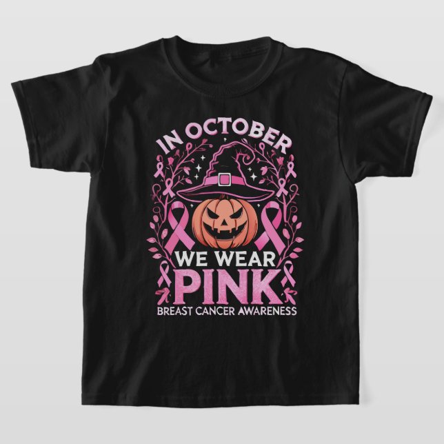 Camiseta Octubre Tee de Cáncer de Mama Rosa (Distribución)
