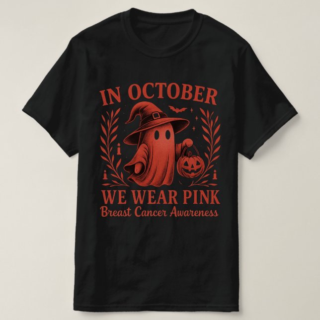 Camiseta Octubre Tee fantasma rosado (Diseño del anverso)