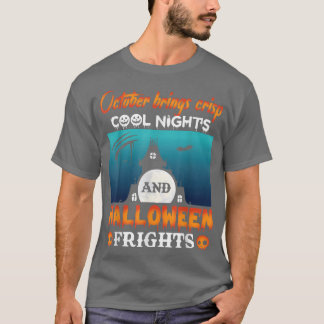 Camiseta Octubre Trae Noche Crisp Guay Y Frig Halloween